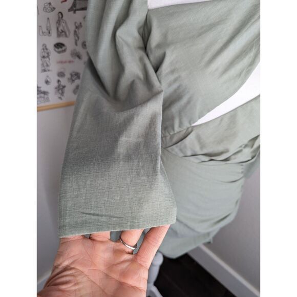 NWOT Revolve Atoir Perfect Places Asymmetrical Mini Dress Green Size 6 - Picture 8 of 12